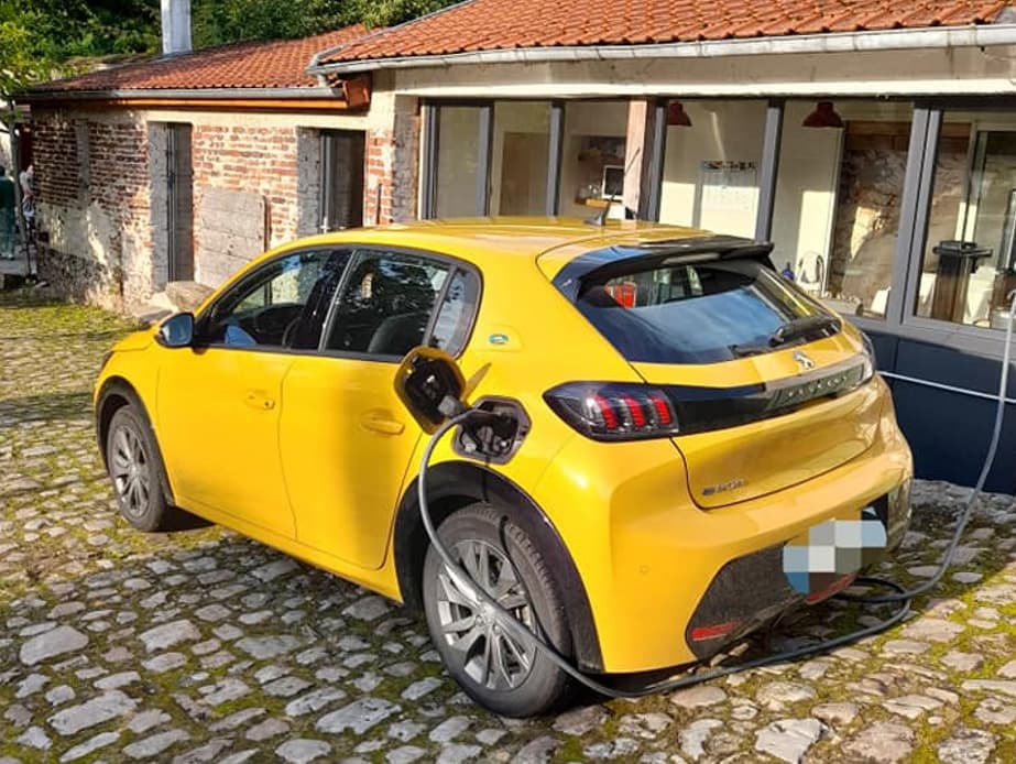 Borne de recharge pour véhicules électriques